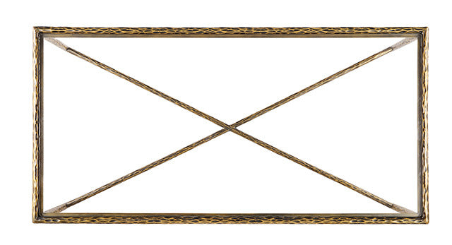 Terva Coffee Table, Matte Gold - view 3
