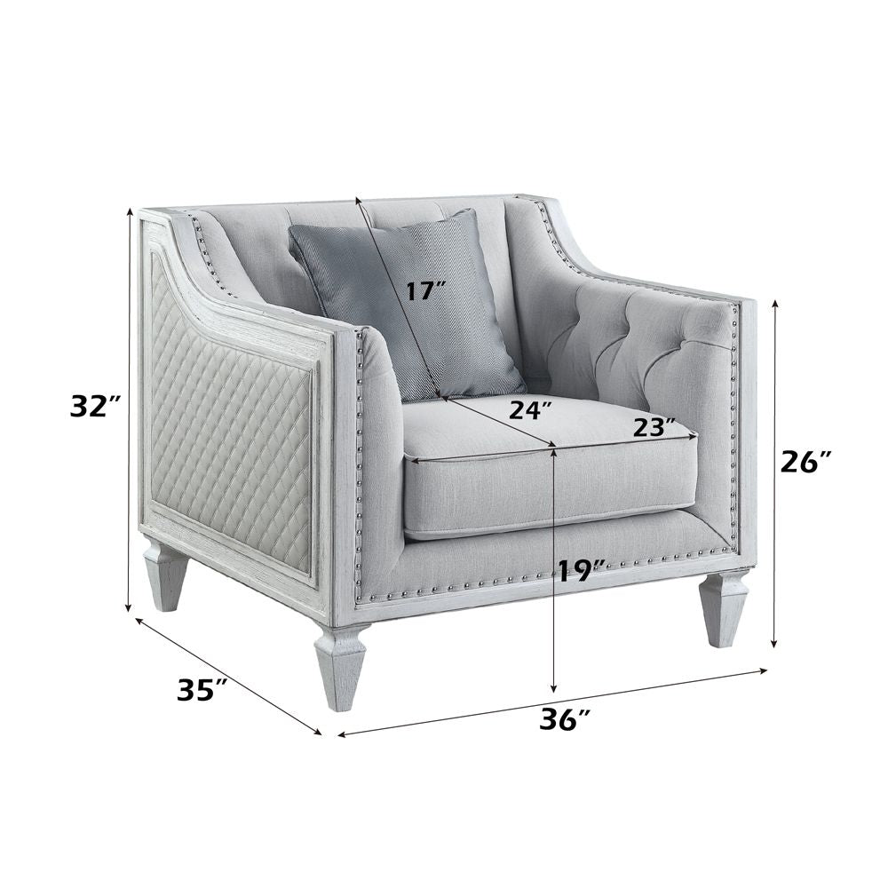 Katia Chair W/Pillow – dimensions diagram