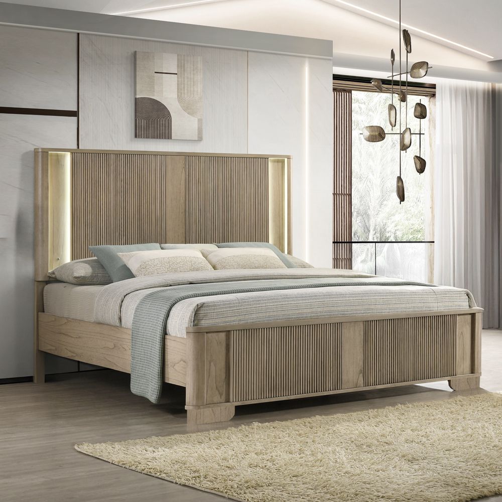 Lakkari Eastern King Bed with LED