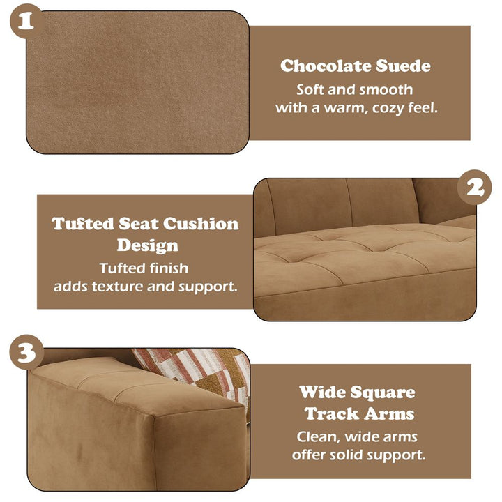 Zoey Modular - LF Arm Chair w/Pillow – features callout