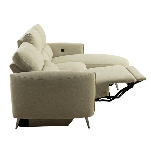 Galten Power Sectional, Latte - view 4
