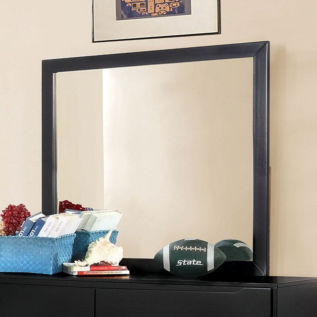 Lennart Rectangular Mirror, Black