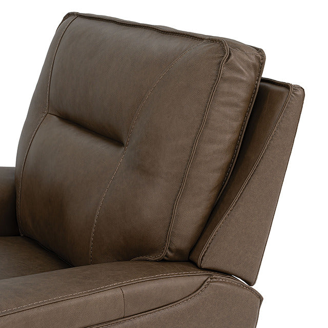 Dallas Oversized Power Recliner, Cocoa Brown - view 7