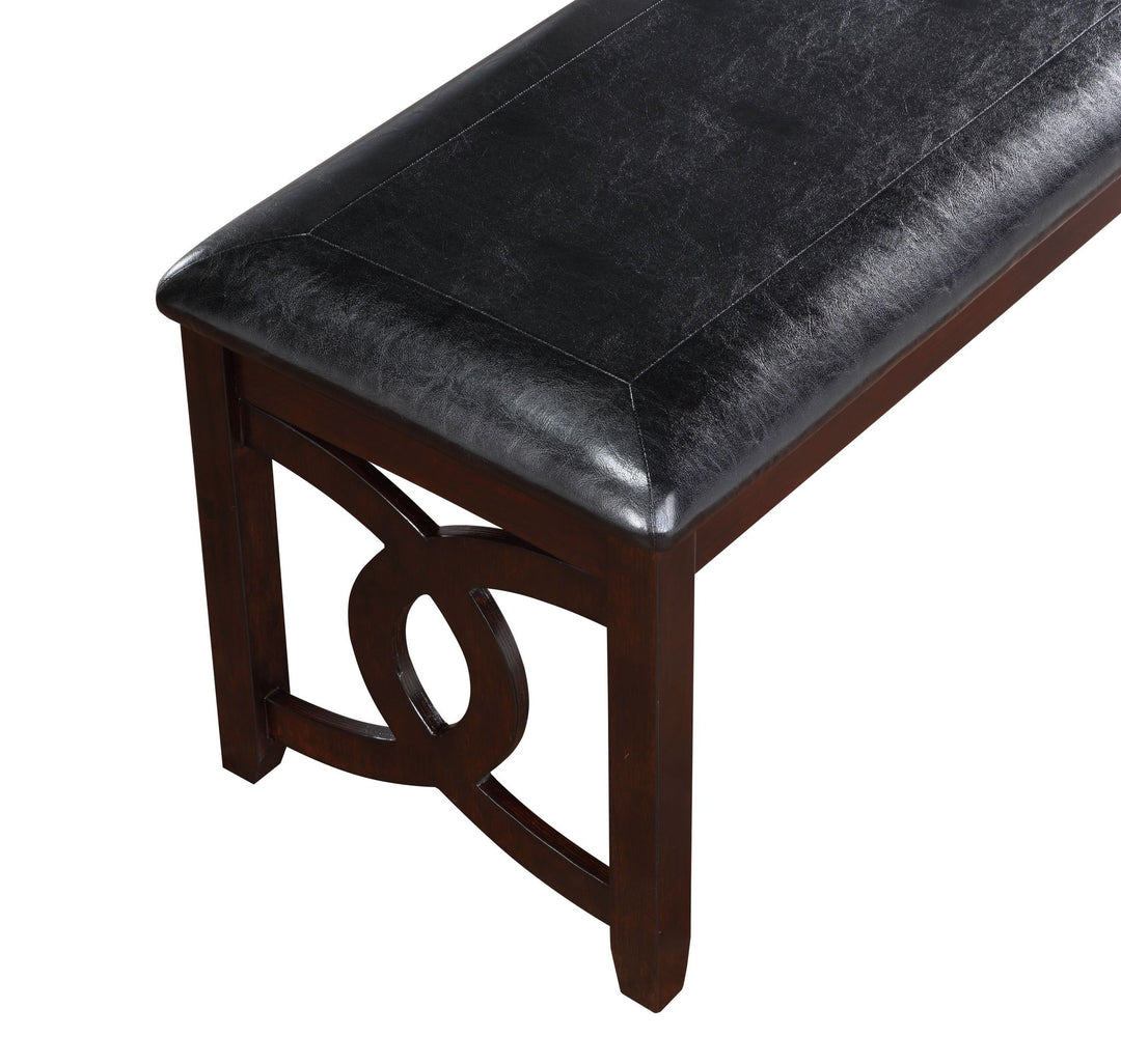 Gia 46" Bench-Ebony
