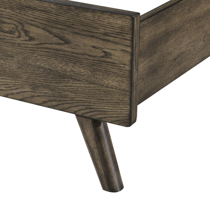 Rex 6/6-6/0 Ek/wk Headboard, Footboard &amp; Slats-Walnut