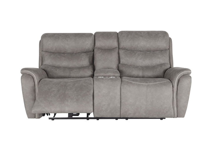 Kamari Console Loveseat W/pwr Hr &amp; Fr-Gray