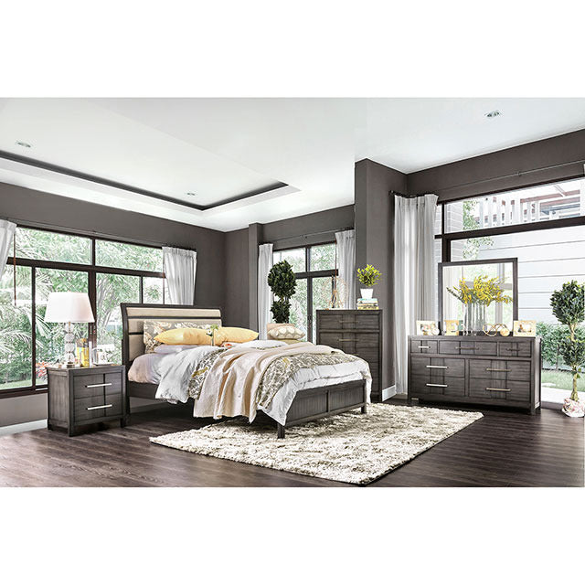 Berenice Mirror, Gray - view 2