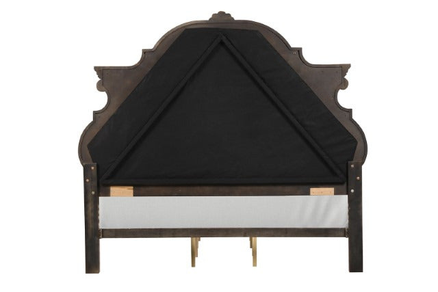 Leovanni Bed, Dark Brown - view 3