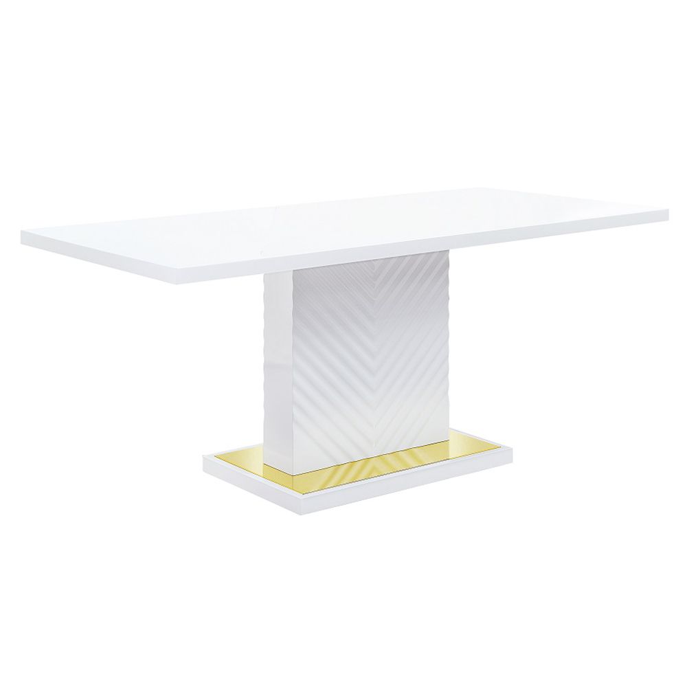 Gaines Dining Table W/Pedestal Base – view 2