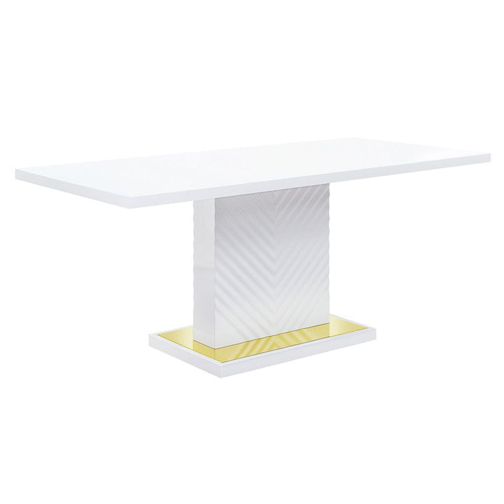 Gaines Dining Table W/Pedestal Base – view 2