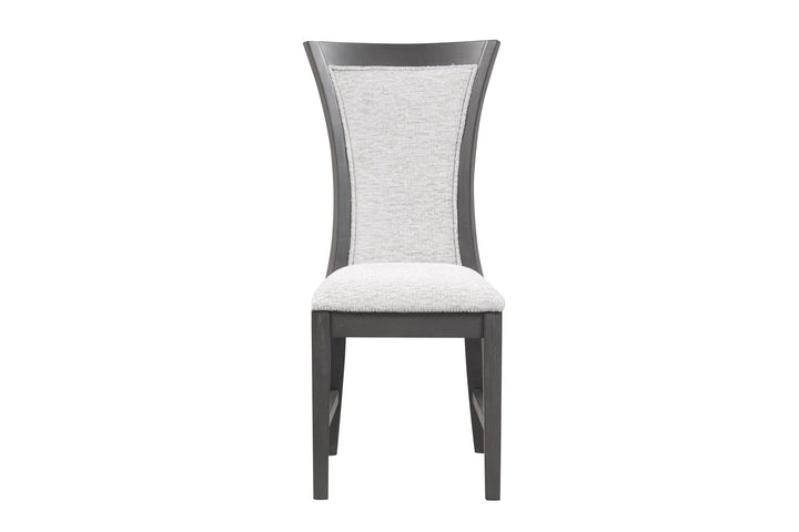 Flair  60" Dining Table &amp; 4 Chairs (5 Pc Set)-Gray