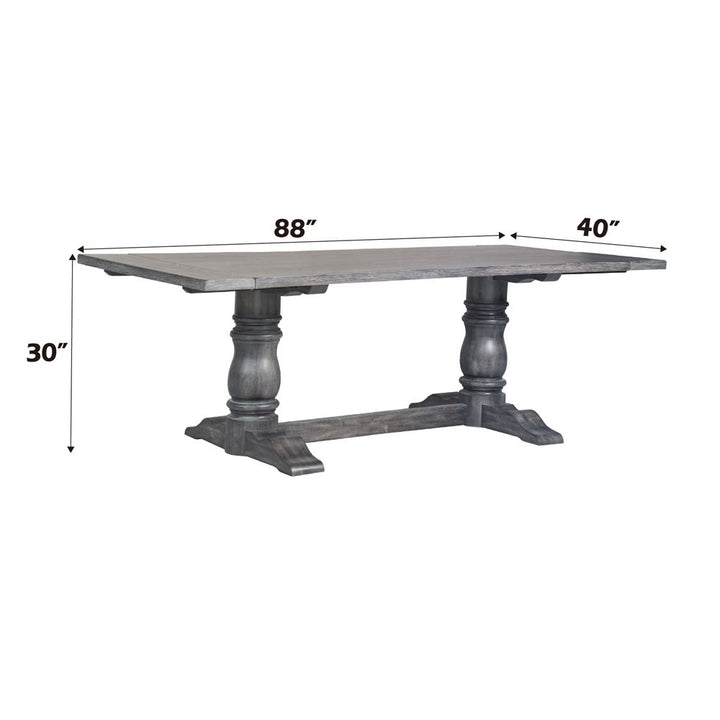 Leventis Dining Table – dimensions diagram