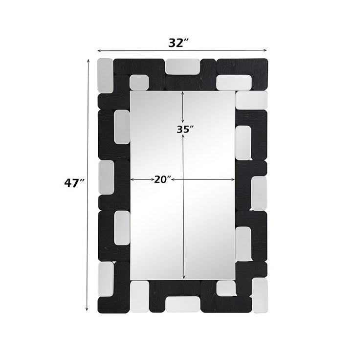 Dara Accent Mirror – dimensions diagram