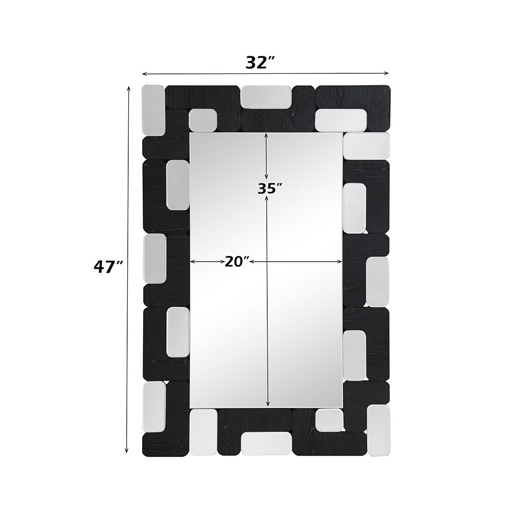Dara Accent Mirror – dimensions diagram