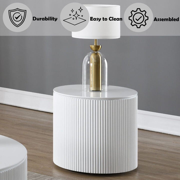 Dyllan End Table – features callout