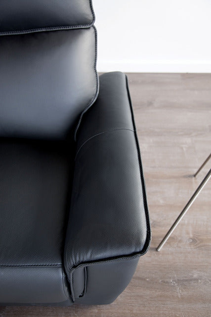 Bienne Loveseat Manual Recliner, Black - view 5