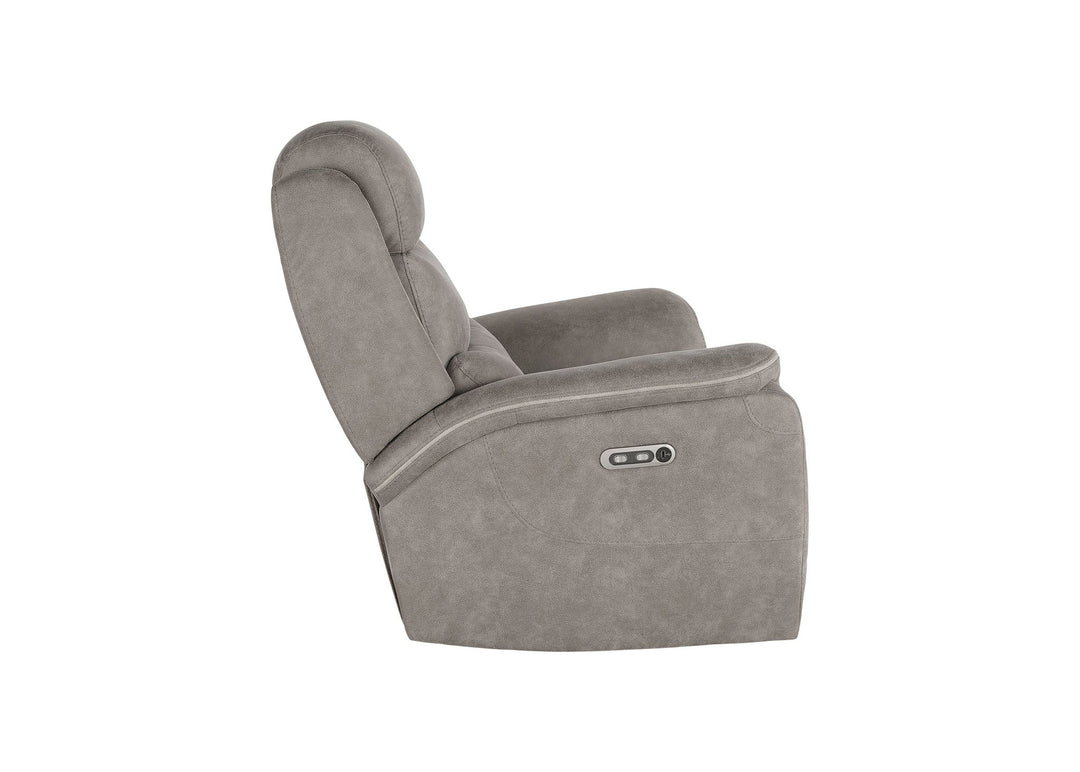 Kamari Glider Recliner W/pwr Hr & Fr-Gray