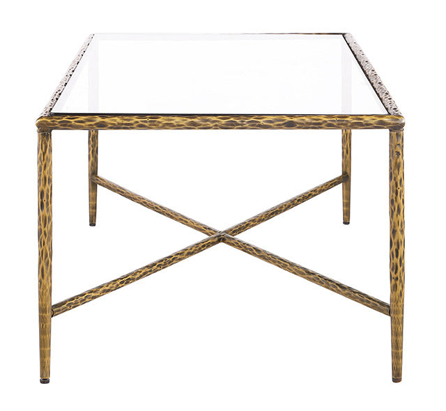 Terva Coffee Table, Matte Gold - view 2