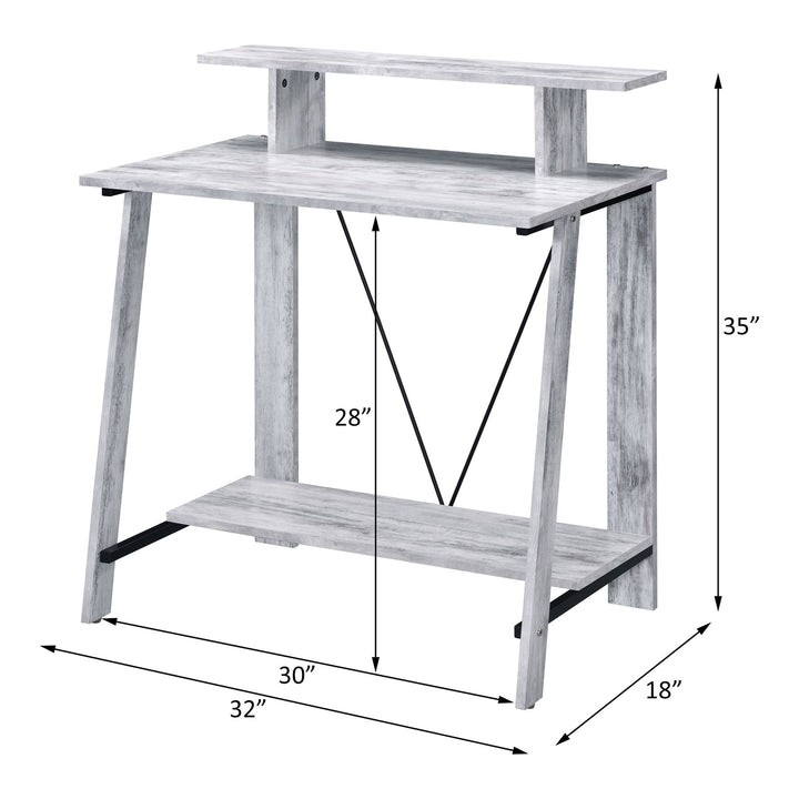 Nypho Writing Desk – line drawing