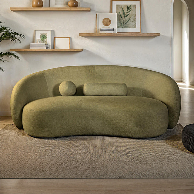 Brevik Sofa, Olive Green