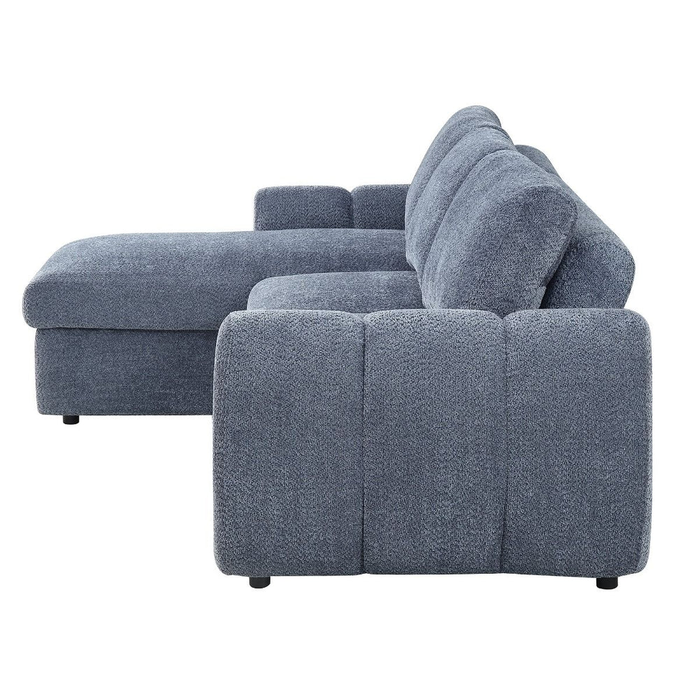 Nuriel Reversible Sectional Sofa with Sleeper & Storage