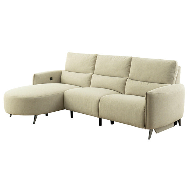 Galten Power Sectional, Latte - view 3