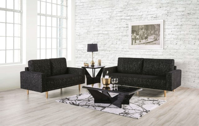 Elverum Loveseat, Black - view 2