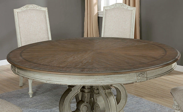 Arcadia 7 Pc Dining Table Set, Antique White/Ivory - view 4