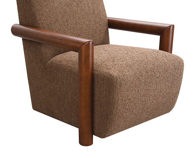 Esher Accent Chair, Caramel Brown - view 8