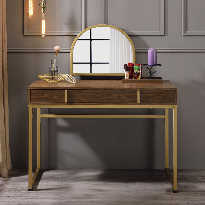 Coleen Vanity Desk W/Mirror &amp; Jewelry Tray
