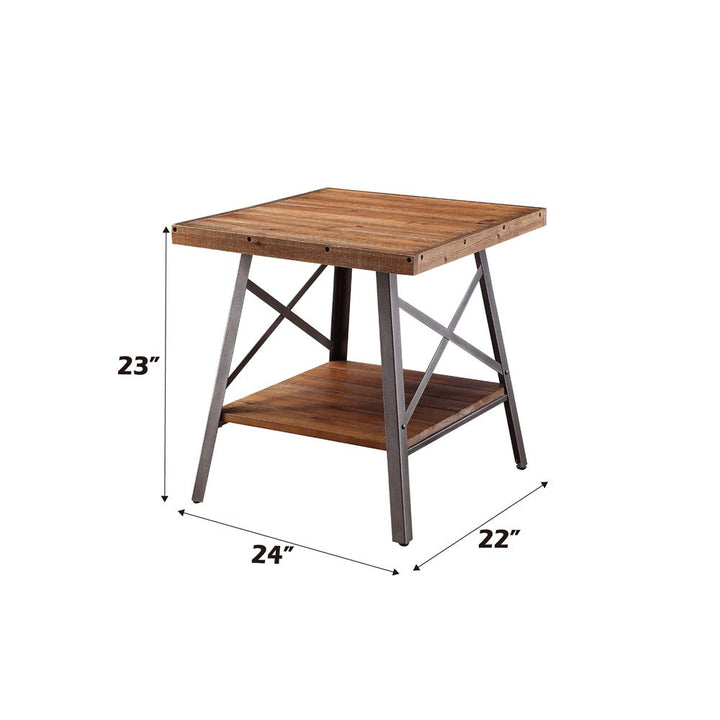 Ikram End Table (Set-2) – dimensions diagram