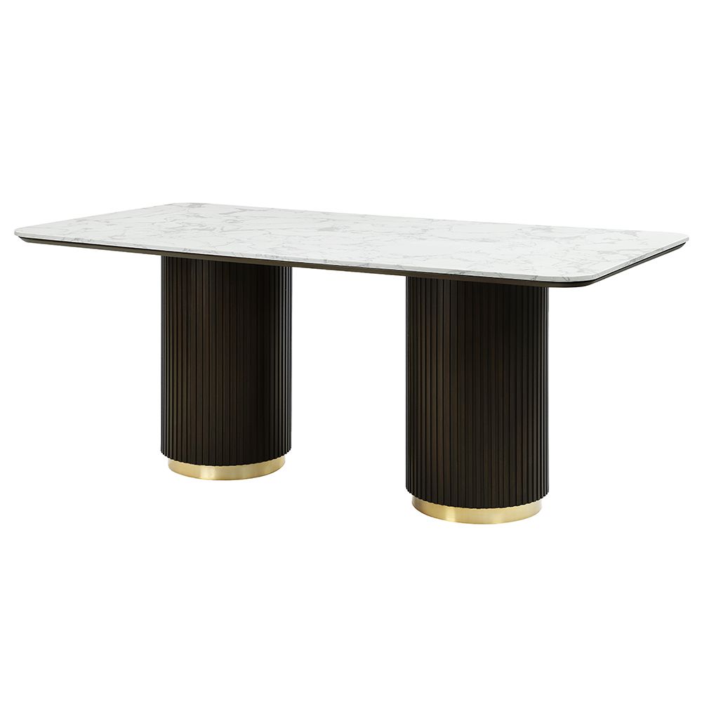 Clayten Dining Table w/Marble Top – view 2