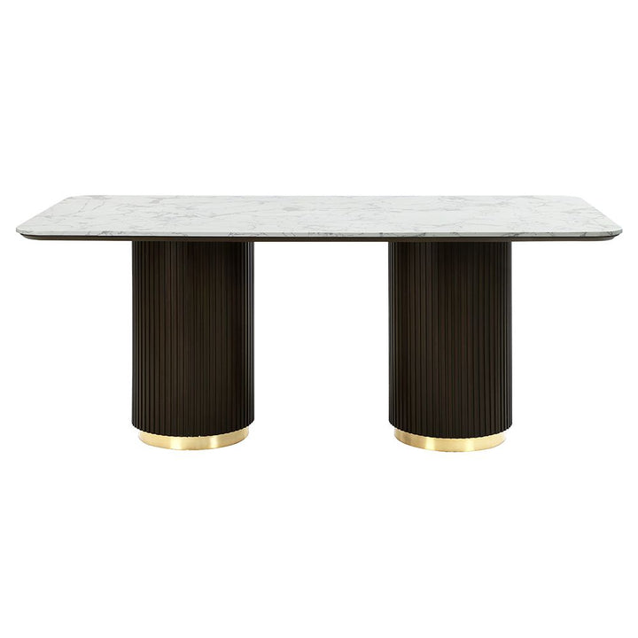 Clayten Dining Table w/Marble Top – view 3