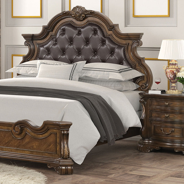 Leovanni Bed, Dark Brown - view 6