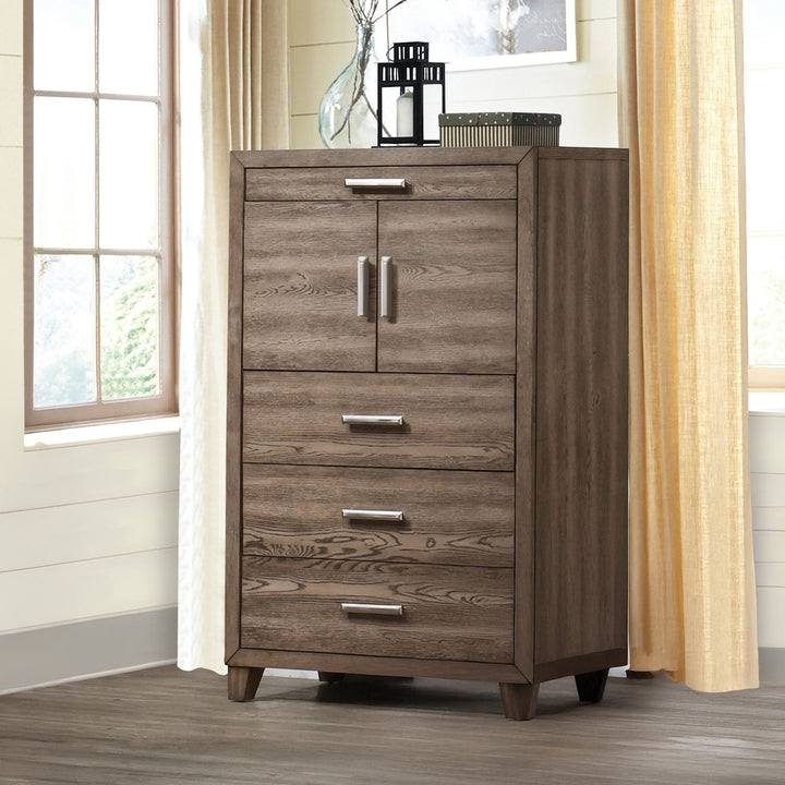 Harrisburg Door Chest-Walnut