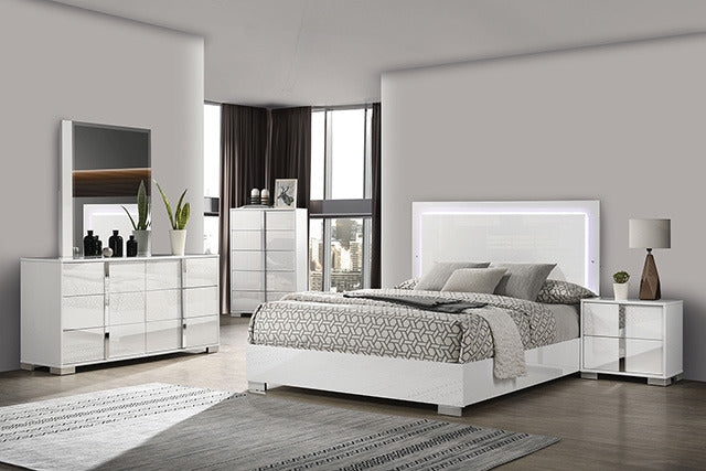 Sinistra Night Stand, White - view 2