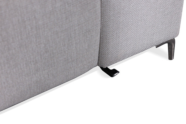 Melancton Power Sectional, Light Gray - view 6