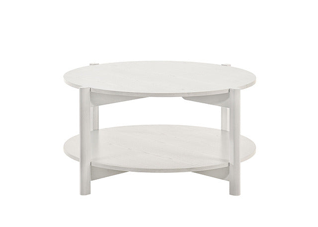 Hyde Round Coffee Table, White