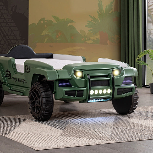 Randlar Bed, Matte Green