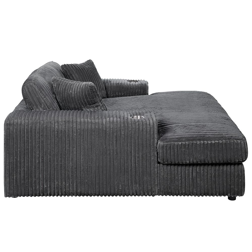 Hilde Chaise with 2 Pillows