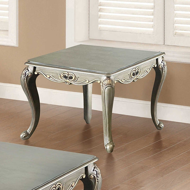 Albacete End Table, Champagne