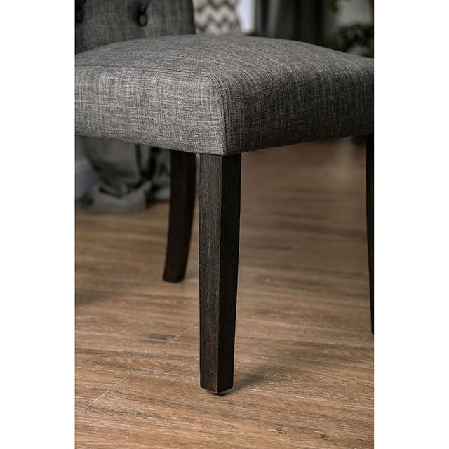 Alfred Side Chair, Antique Black/Gray - view 4