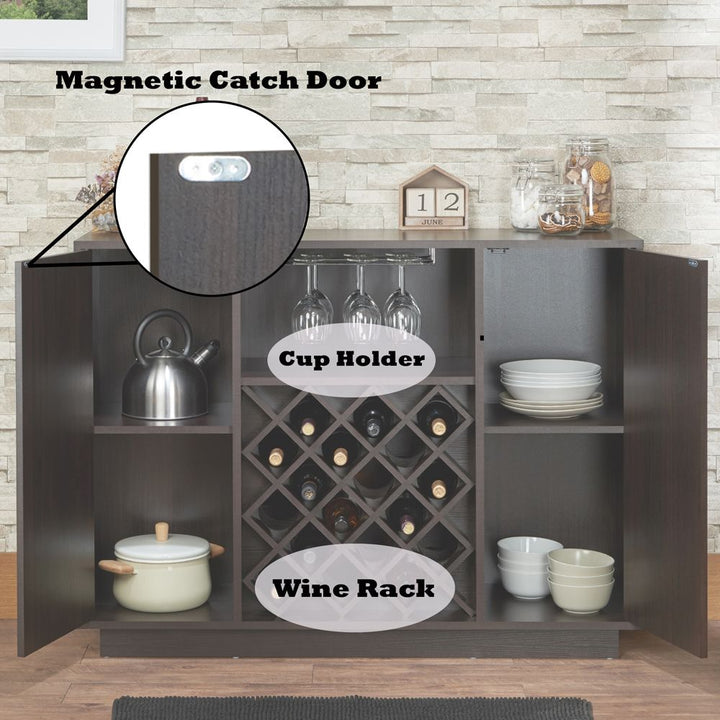 Hazen Wine Cabinet – features callout
