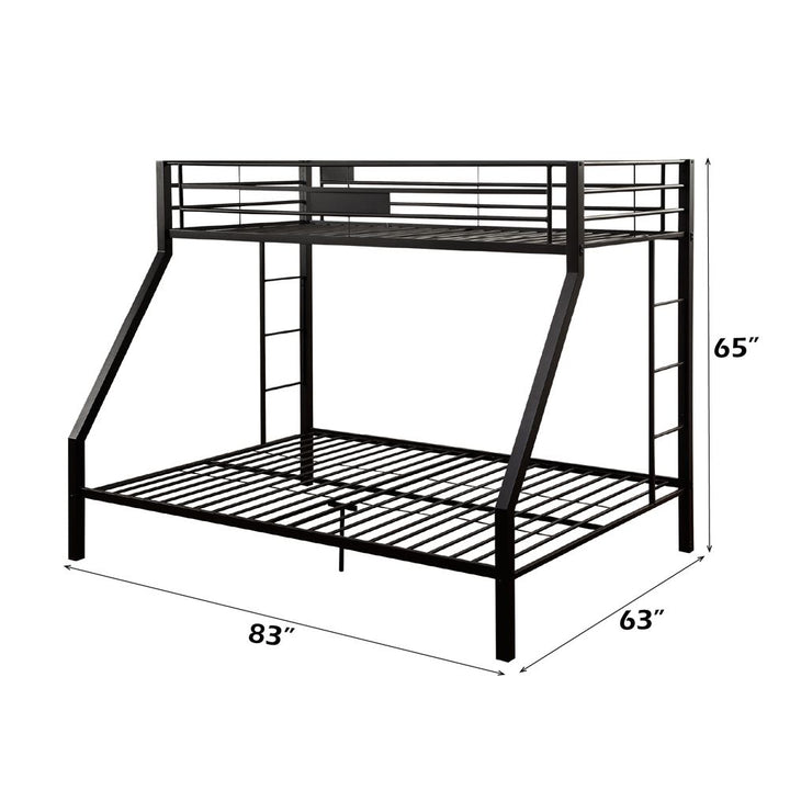 Limbra Twin XL/Queen Bunk Bed – dimensions diagram
