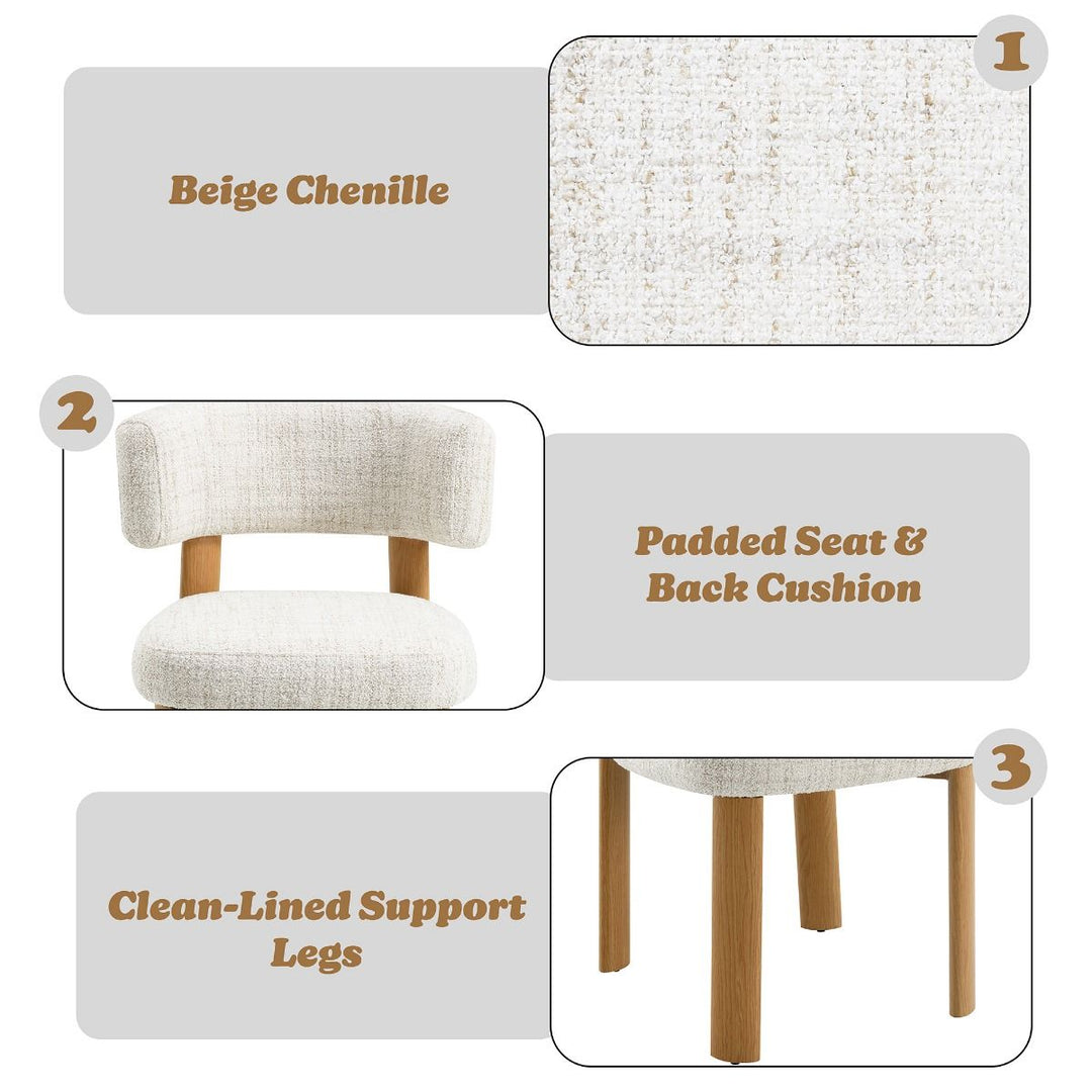 Ogin Side Chair (Set-2) – features callout