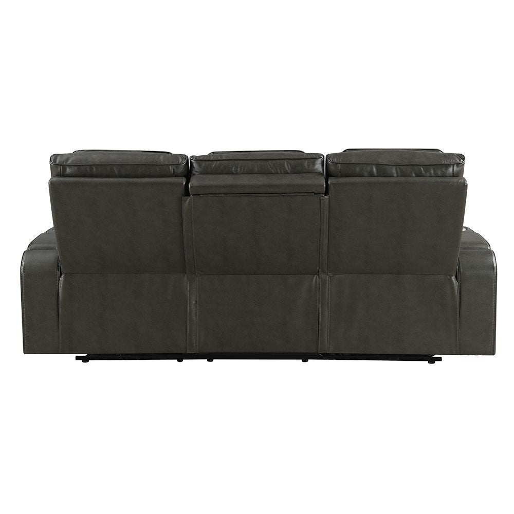 Taddeo Power Motion Sofa w/Power Headrest, USB, Wireless Charger, LED & Reading Light – view 6