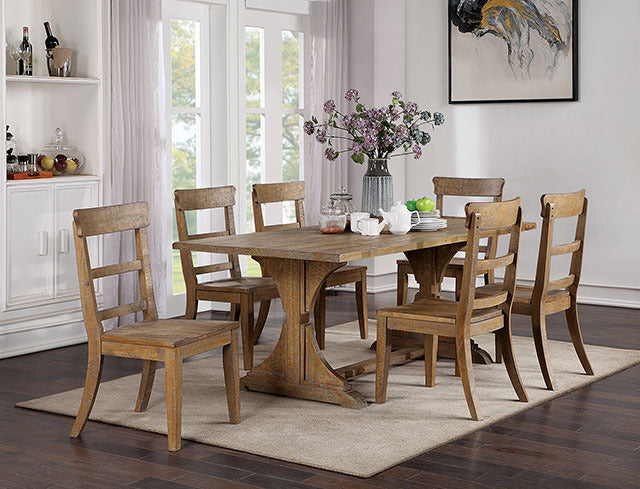 Leonidas Dining Table, Natural Tone - view 2