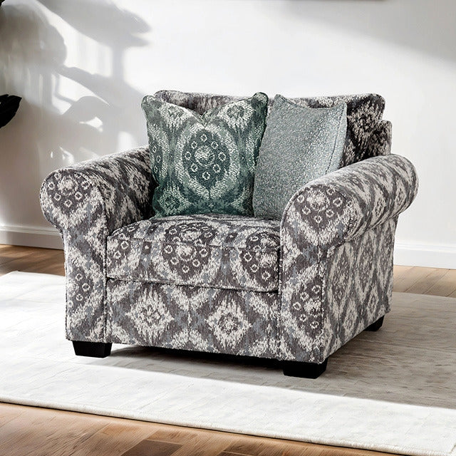 Queensbury Accent Chair, White