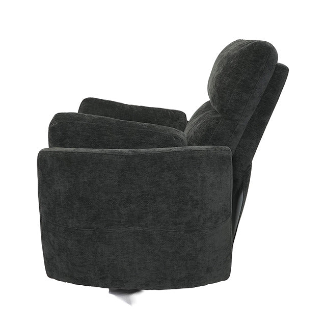 Rogers Power Recliner, Charcoal Gray - view 8