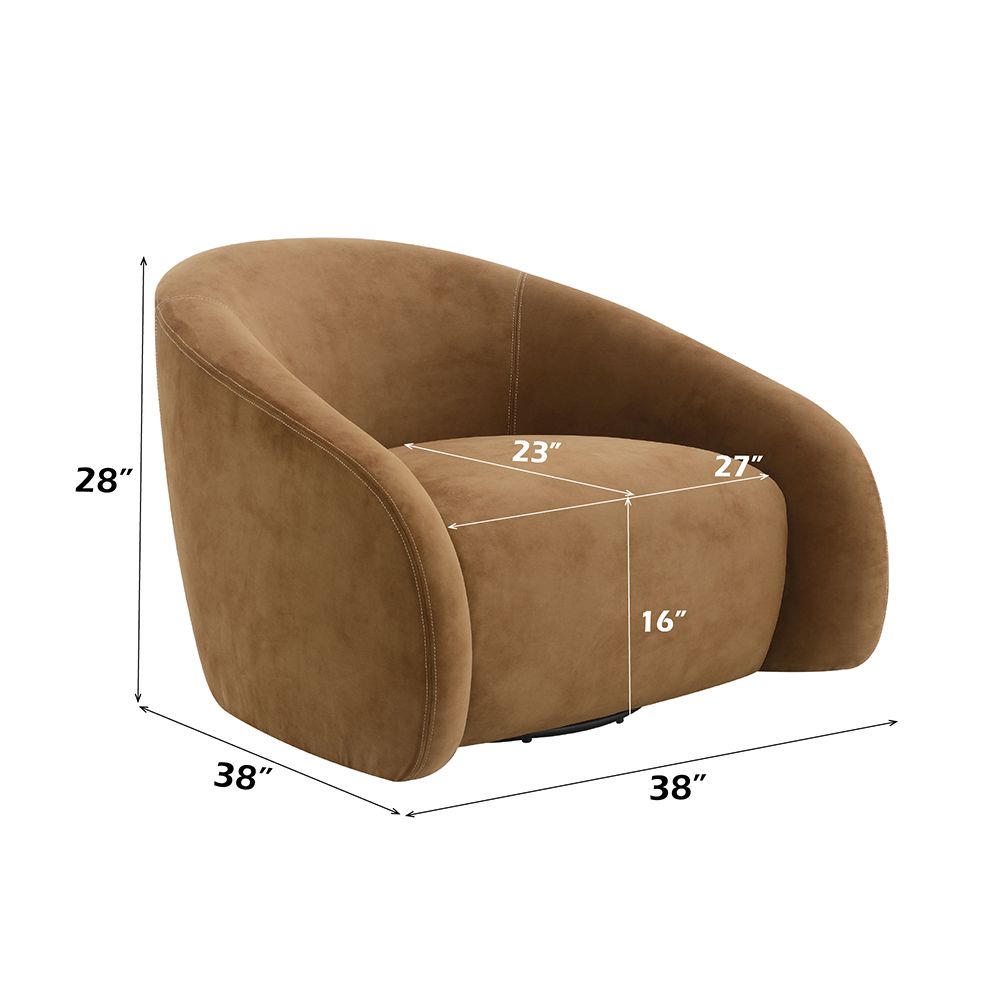 Zoey Accent Chair with Swivel